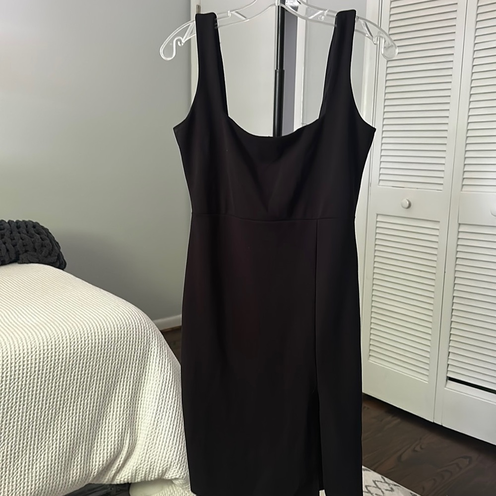 Misguided Mini Black Dress